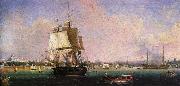 Garneray Ambroise Tjanstgjorde as rorgangare pa Am lighting Poule Spain oil painting artist